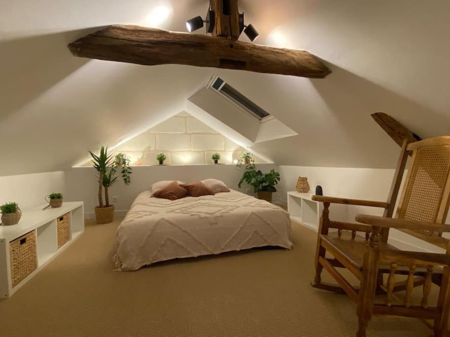 Duplex Cinema - Centre Historique Tours Apartment Luaran gambar